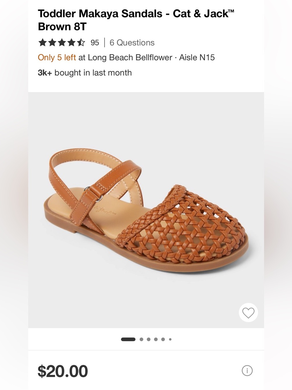 Cat & Jack Sandals